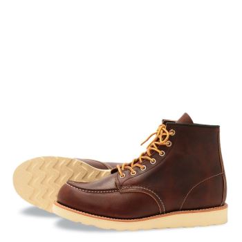 Red Wing Classic Moc 6-Inch Boot in Briar Oil-Slick Leather Laarzen Heren DonkerBruin - 8138